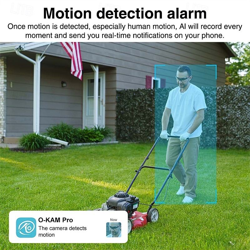 Night Vision HD Smart Camera Outdoor Surveillance System App Control & SD Cloud Storage (Card Not Included) - For Nanny/Camera Monitoring Property Protection Wireless Camera 2026 - $39.99 –P7