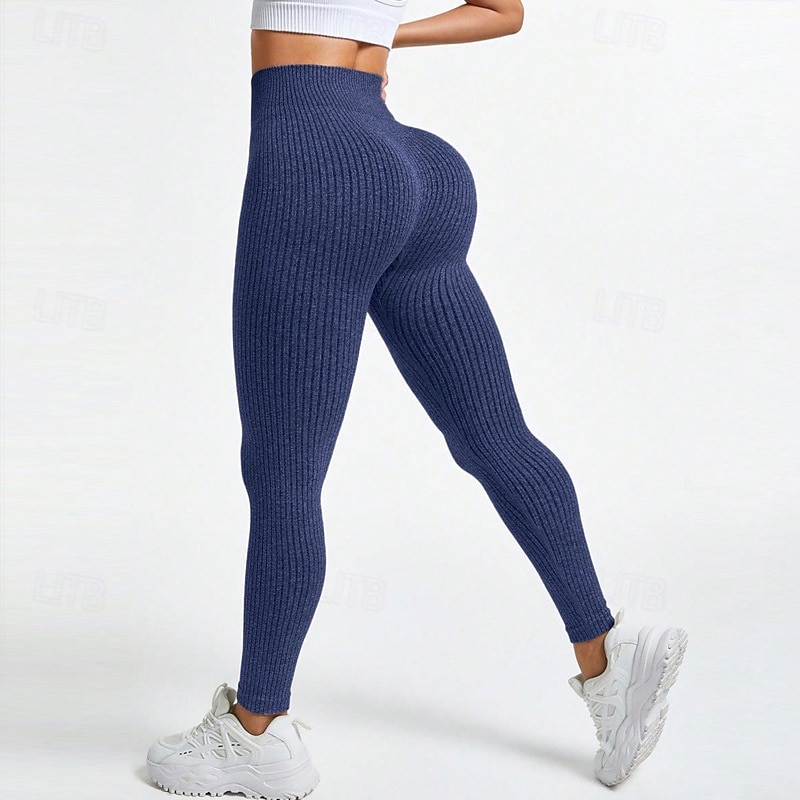 Damskie Spodnie kompresyjne Běžecké kalhoty Legginsy do jogi Wyszczuplenie brzucha Wysoka talia Obuwie sportowe Sportowy Pilates Doły Jednokolorowe Ciemnoszary Czerwony Niebieski Sport Odzież sportowa 2026 - $15.49 –P7