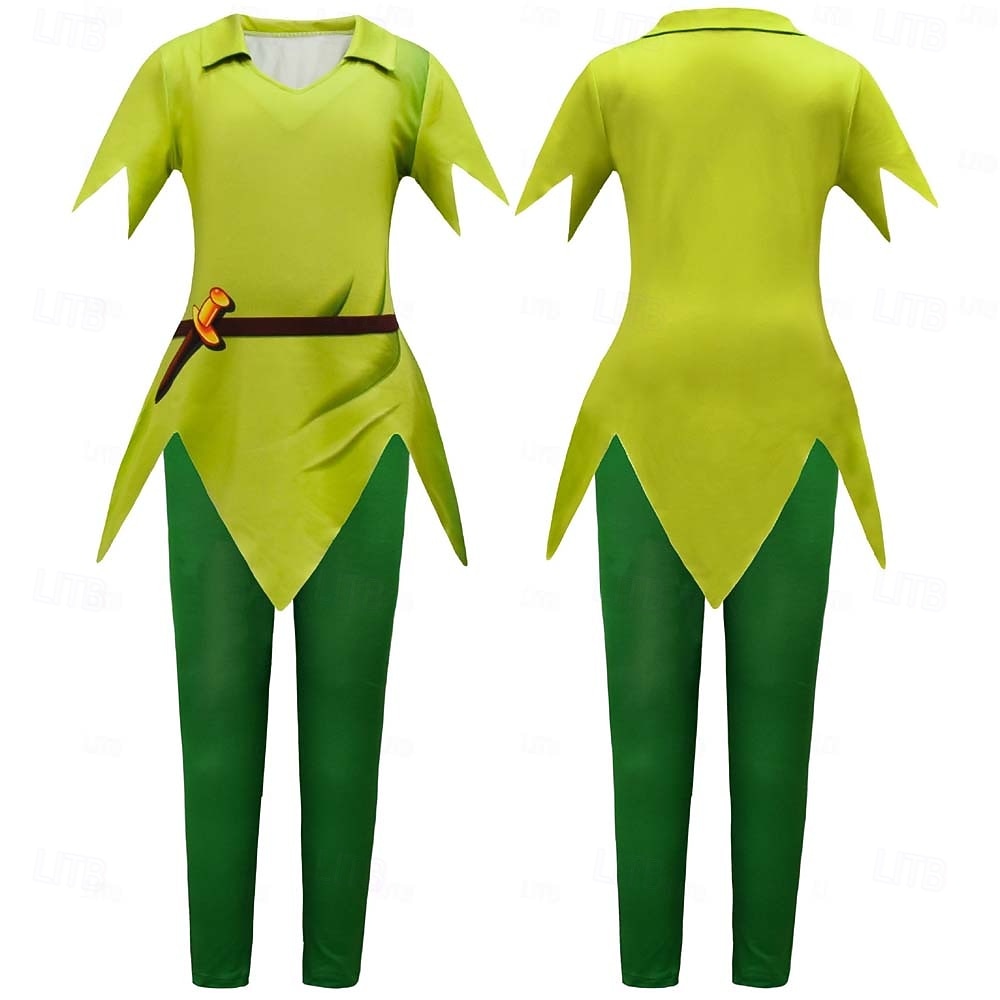 Fiaba Elfo Costume Cosplay Abiti Personaggi dei libri di fiabe Cartone Animato for Ragazzi Bambini Halloween Carnevale Performance Vestirsi in modo educativo Vestiti per eventi scolastici del 2026 a $30.99 –P1