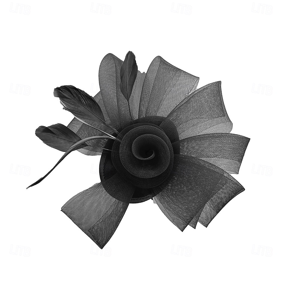 Аксессуары для волос Тюль  Перья Федора Свадьба Чаепитие Скачки коктейль Элегантный стиль Винтаж Простой С Пух Тюль Заставка Головной убор 2026 - $16.49 –P7