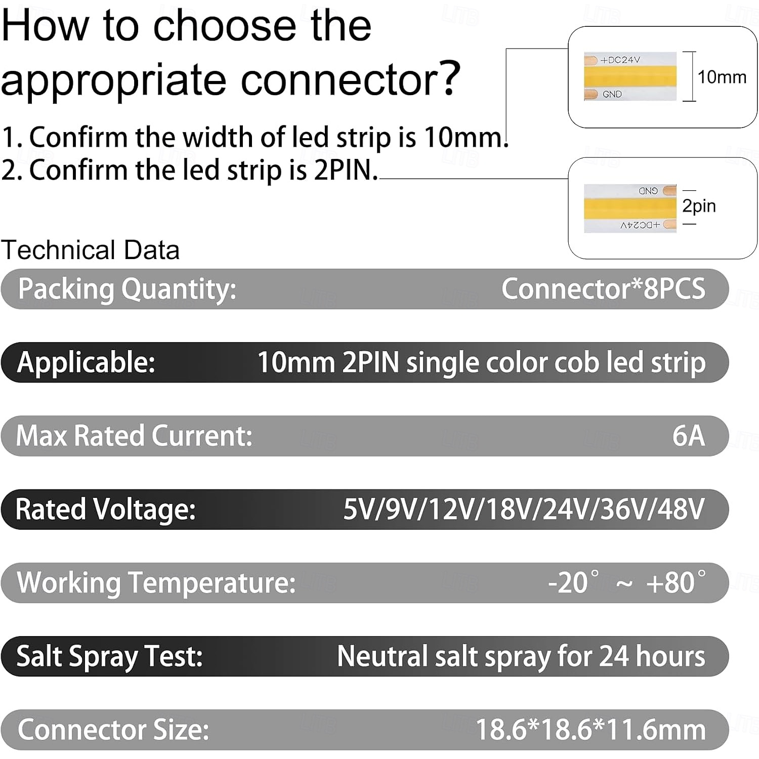 10 шт., 20 шт., 50 шт. Разъемы 4-в-1 для светодиодных лент 8 мм, 10 мм, 2-контактные, cob/smd 2835/3528, прямые, угловые, между полосами &от полосы к проводу 2026 - $12.99 –P3