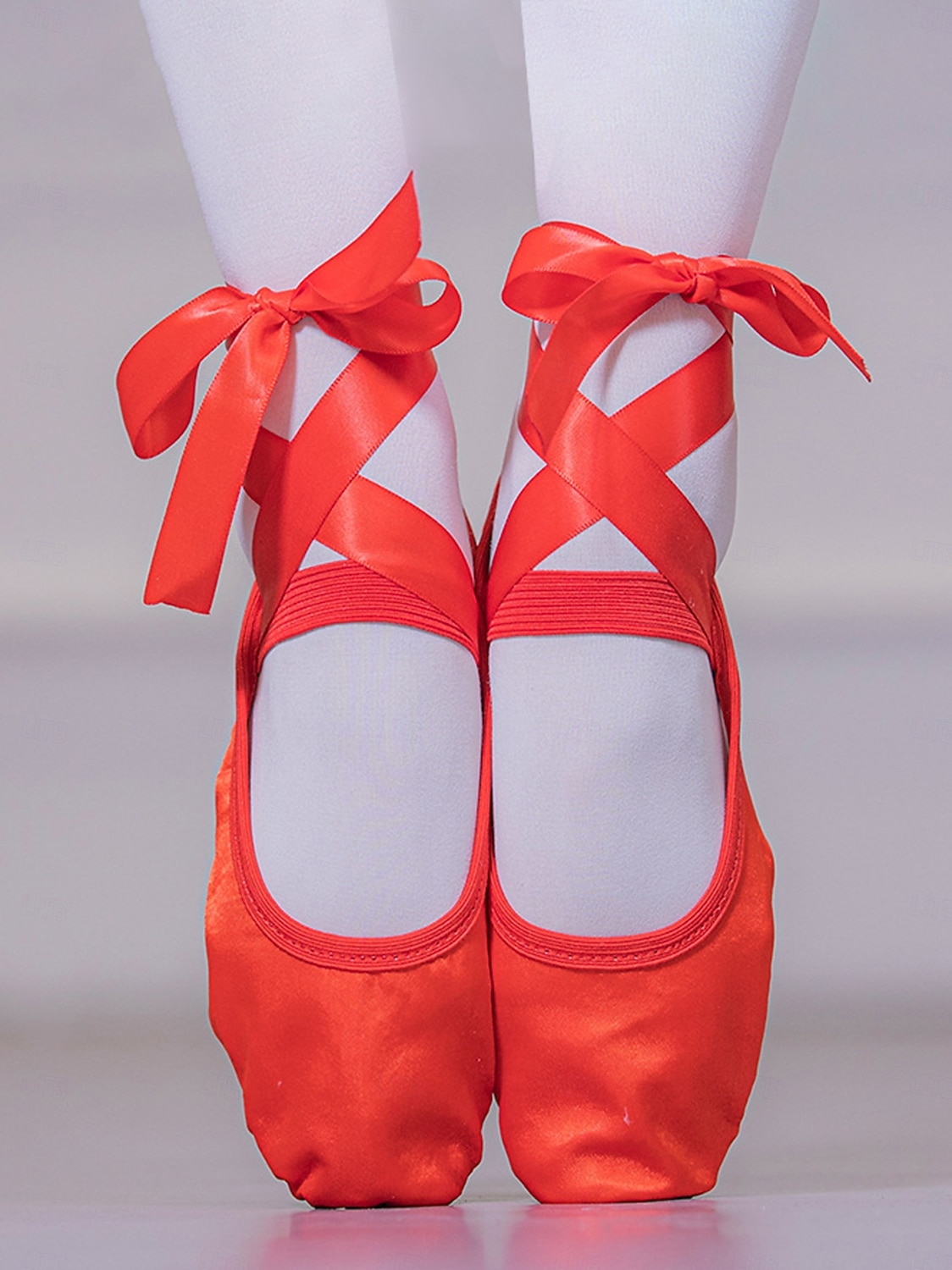 tyttöjen satiinista valmistetut balettitossut nauharemmillä - nuorten ammattilaisten harjoitteluun tarkoitetut tanssikengät lapsille ja teini-ikäisten balettiharjoitteluun 2026 - $11.99 –P3
