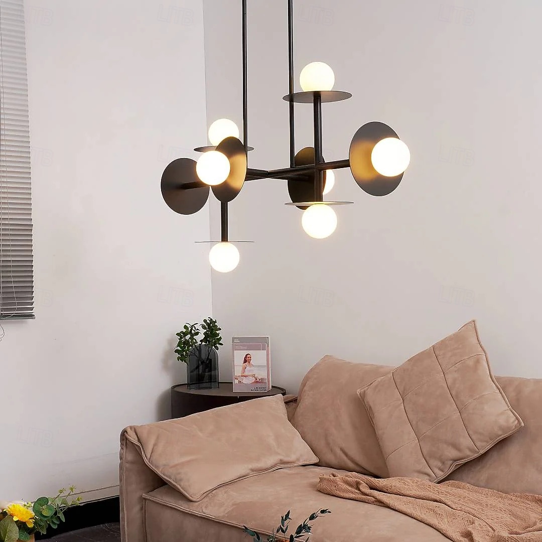 светодиодный подвесной светильник линейная люстра на 8 ламп 110-240 В 2026 - $403.19 –P9