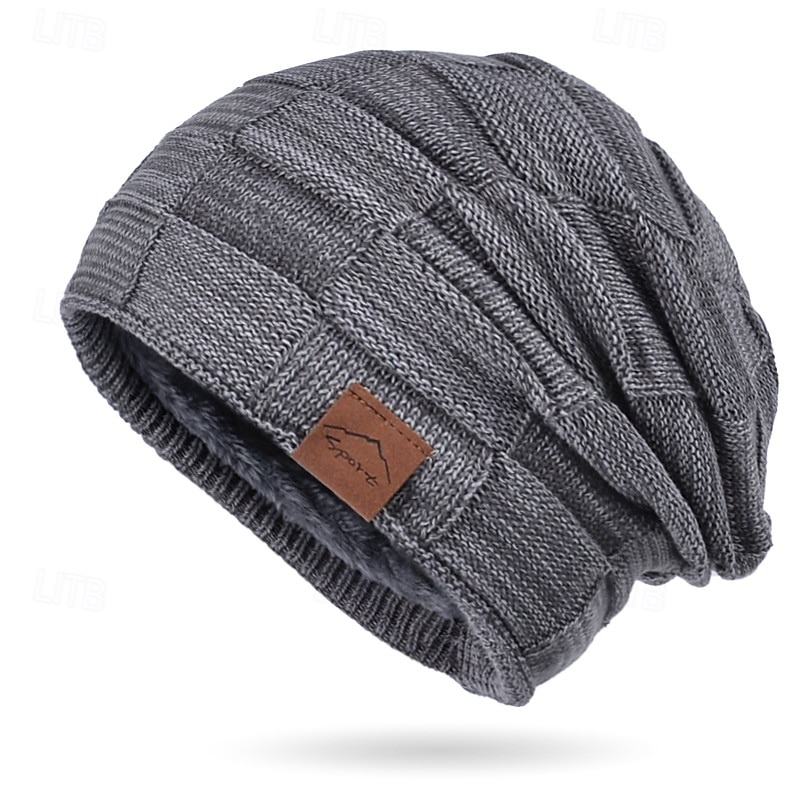 Per uomo Unisex Berretto Cappelli Invernali Berretti Cappello lavorato a maglia Berretto Invernale Nero Giallo Poliestere Lavorato a maglia Traspirante Accogliente Abbigliamento quotidiano Uscire del 2026 a $9.49 –P5