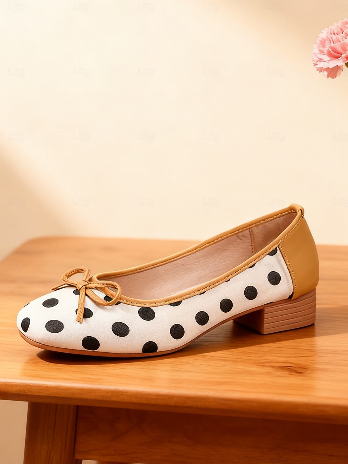 Γυναικείες μπαλαρίνες με πουά και φιόγκο – χαριτωμένο ρετρό στυλ δεκαετίας του 1950, ιδανικές για casual ντύσιμο, καθημερινές εξόδους και tea parties 2026 - $34.99 –P5