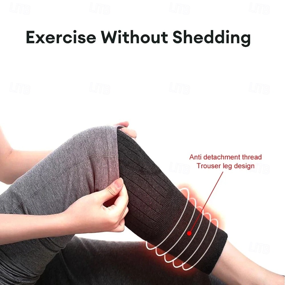 Genunchiere termice de iarnă din cașmir pentru genunchiere pentru femei și bărbați, genunchiere din lână pentru dureri articulare, tendinită, artrită, genunchiere pentru artrită reumatică, genunchiere 2026 - $12.99 –P6