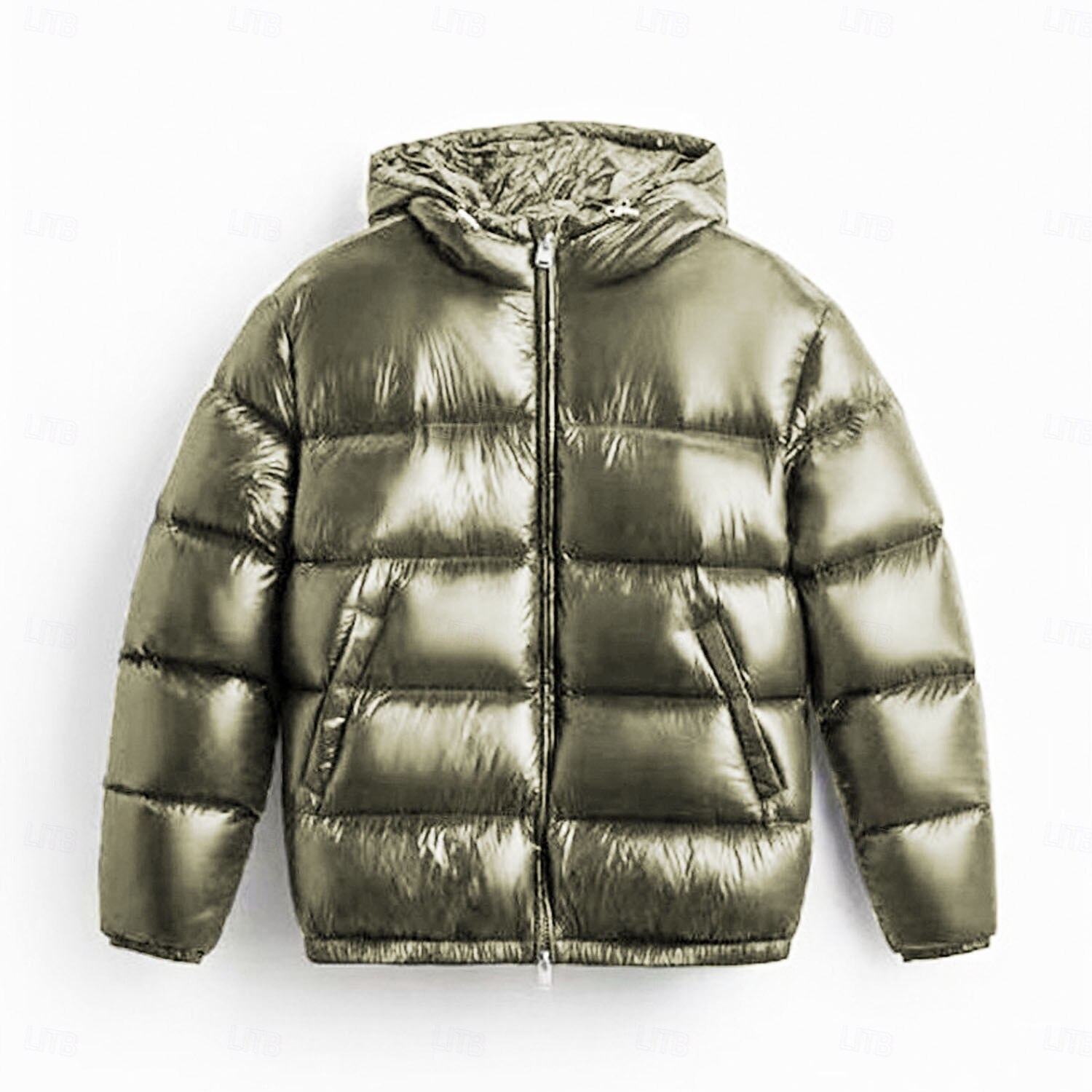 Ανδρικά Χειμερινό παλτό Μπουφάν Puffer Μπουφάν με επένδυση Τσέπη Πολυεστέρας Διακοπές Καθημερινά Ρούχα Ημερομηνία Κανονικό Μοντέρνα Καθημερινό Άνετο Διατηρείτε Ζεστό Φθινόπωρο & Χειμώνας 2026 - $54.99 –P2
