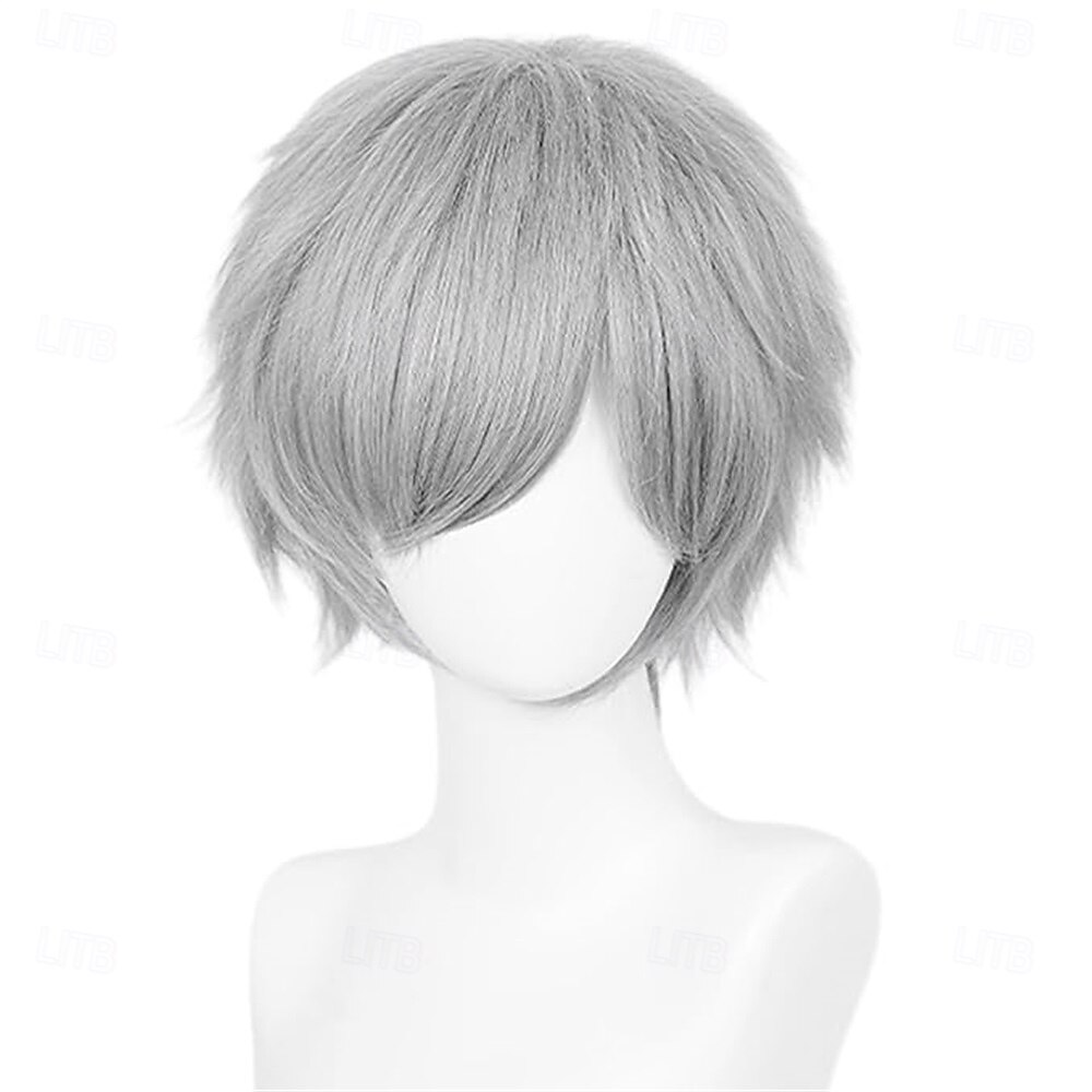 Karnevalová paruka 2026 Blonďatá Růžová Červená Volný Krátký Syntetická festivalová paruka Mardi Gras Průvod Cosplay kostýmy Vlasy pro Dámské 2026 - $21.99 –P9