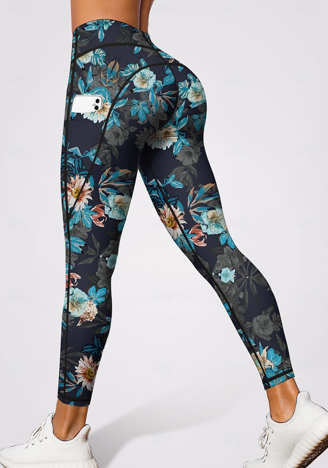 Femmes leggings de pilates Pantalons de fitness Leggings décontractés Poches Droit de timbre Patchwork Pilates Salle de sport Entraînement en salle Pantalons Collants Leggings Bloc de Couleur Floral de 2026 ? $20.99 –P1