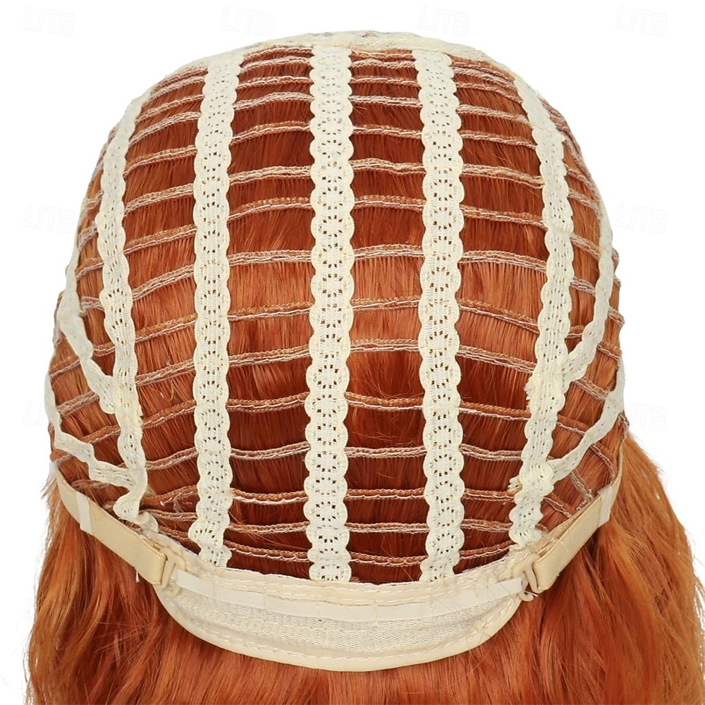 Длинный волнистый женский рыжевато-коричневый парик в стиле средневековья и ренессанса, хиппи, костюм для Хэллоуина 2026 - $21.99 –P7