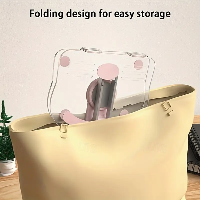 Складная прозрачная подставка для телефона с возможностью вращения на 360 градусов, имеющая симпатичный и минималистичный дизайн, идеально дополняет повседневное использование. 2025 - $13.99 –P6