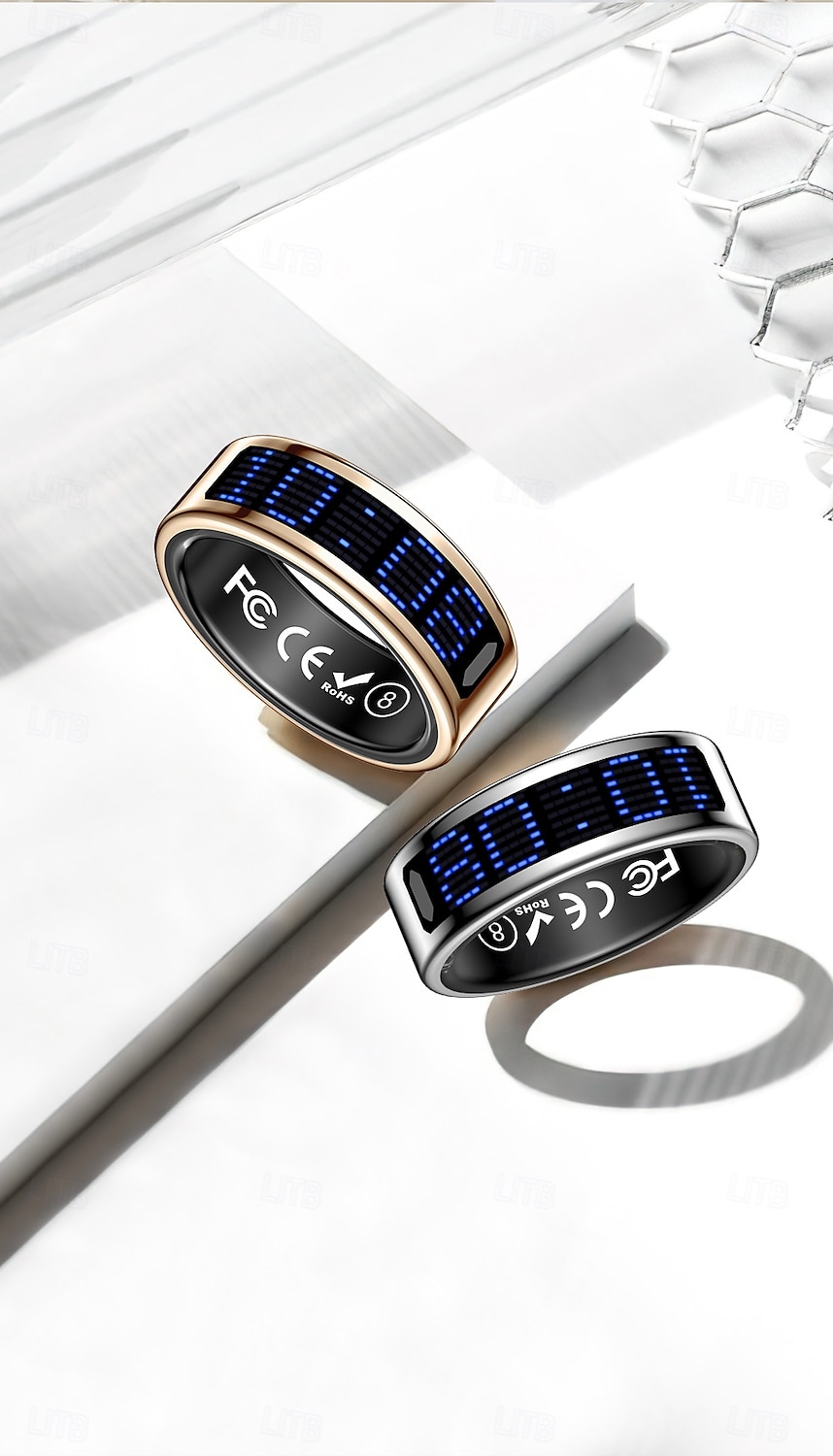 SR16 Älykello 0.1 inch Älykäs rannekoru Älykello Bluetooth Lämpötilan valvonta Askelmittari Aktiivisuuden seuranta Yhteensopiva Android iOS Naisten Miehet Vedenkestävä IPX-8 22 mm: n kellokotelo 2025 - $47.99 –P16