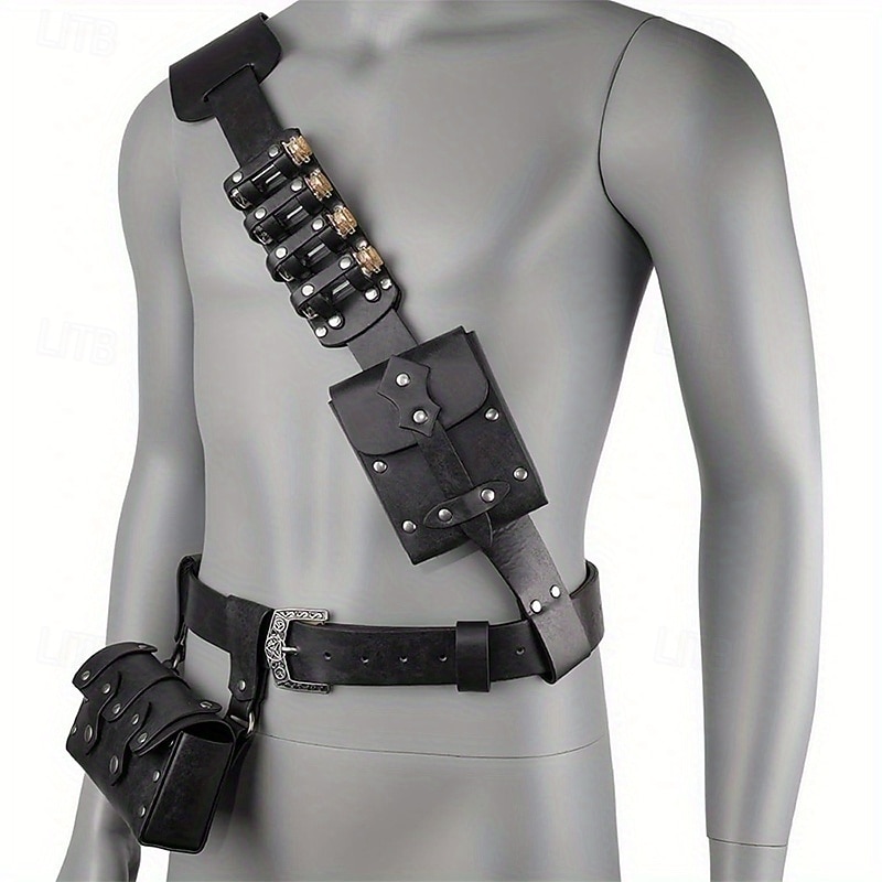 Μεσαίωνα Αναγέννησης Ζώνη Μέσης Βίκινγκ Φανταχτερή Φόρεμα Γυναικεία Κέλτικα Βίκινγκ Φαντασία Απόκριες Επίδοση LARP Ενηλίκων Ζώνη Μαγικό μπουκάλι 2026 - $43.99 –P2