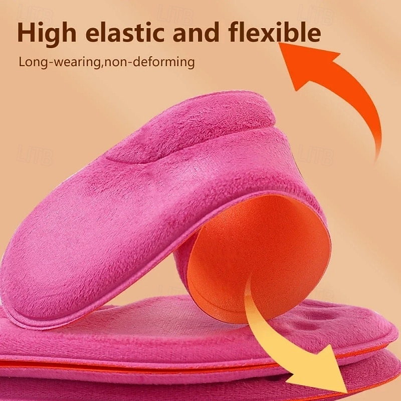 2 пары стелек с подогревом, термостатические стельки с массажным эффектом, с эффектом памяти, стельки с поддержкой свода стопы, зимние с подогревом для мужчин и женщин 2026 - $9.99 –P2