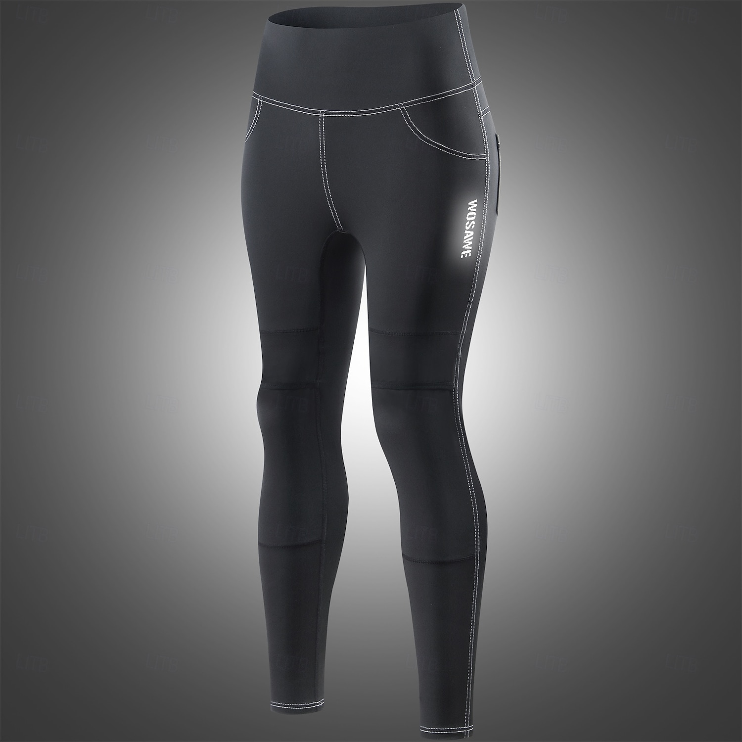Pentru femei Colanți pentru ciclism Pantaloni de ciclism Downhill Jersey Manșon Lung Ciclism montan Ciclism stradal Vară Primăvară Negru / Portocaliu Hiacint+Gri Culoare solidă Bicicletă Fitness 2026 - $70.99 –P5