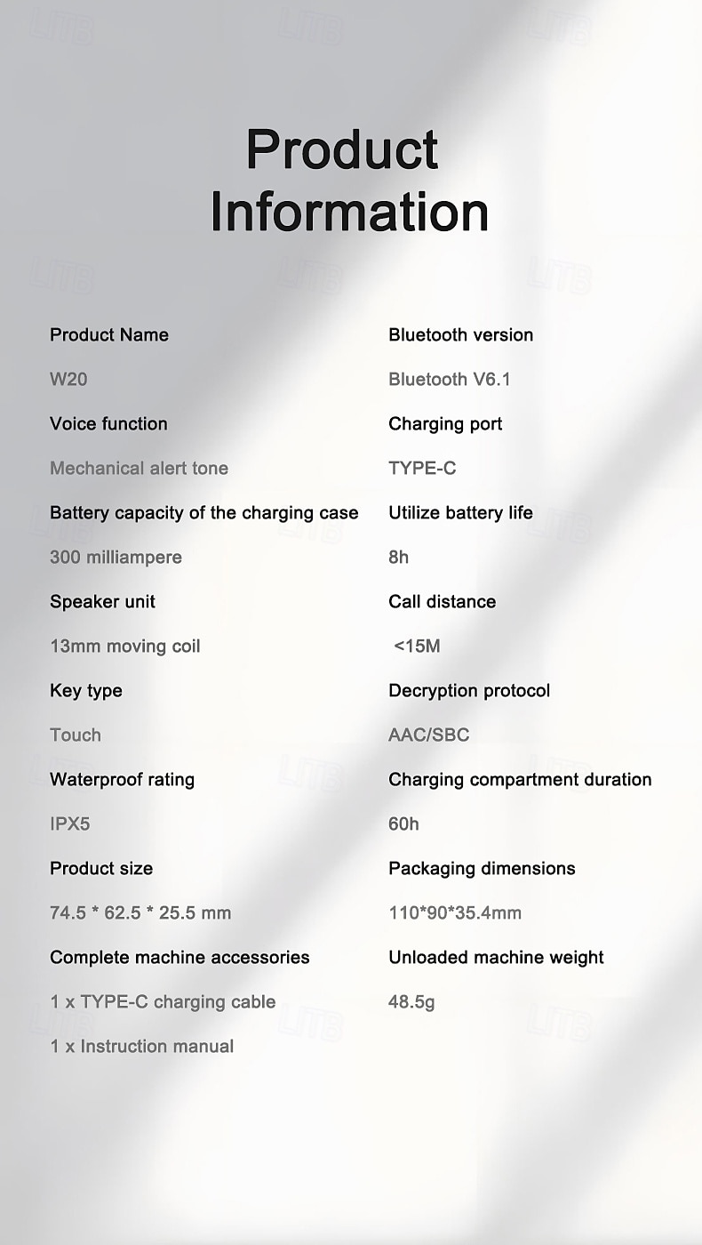 Intelligent AI Translation Earbuds Private-Mould OWS Semi-In-Ear Sports Earhook Bluetooth Earphones Extra-Long Battery Life Valentine's Day Gift 2026 - $26.99 –P12