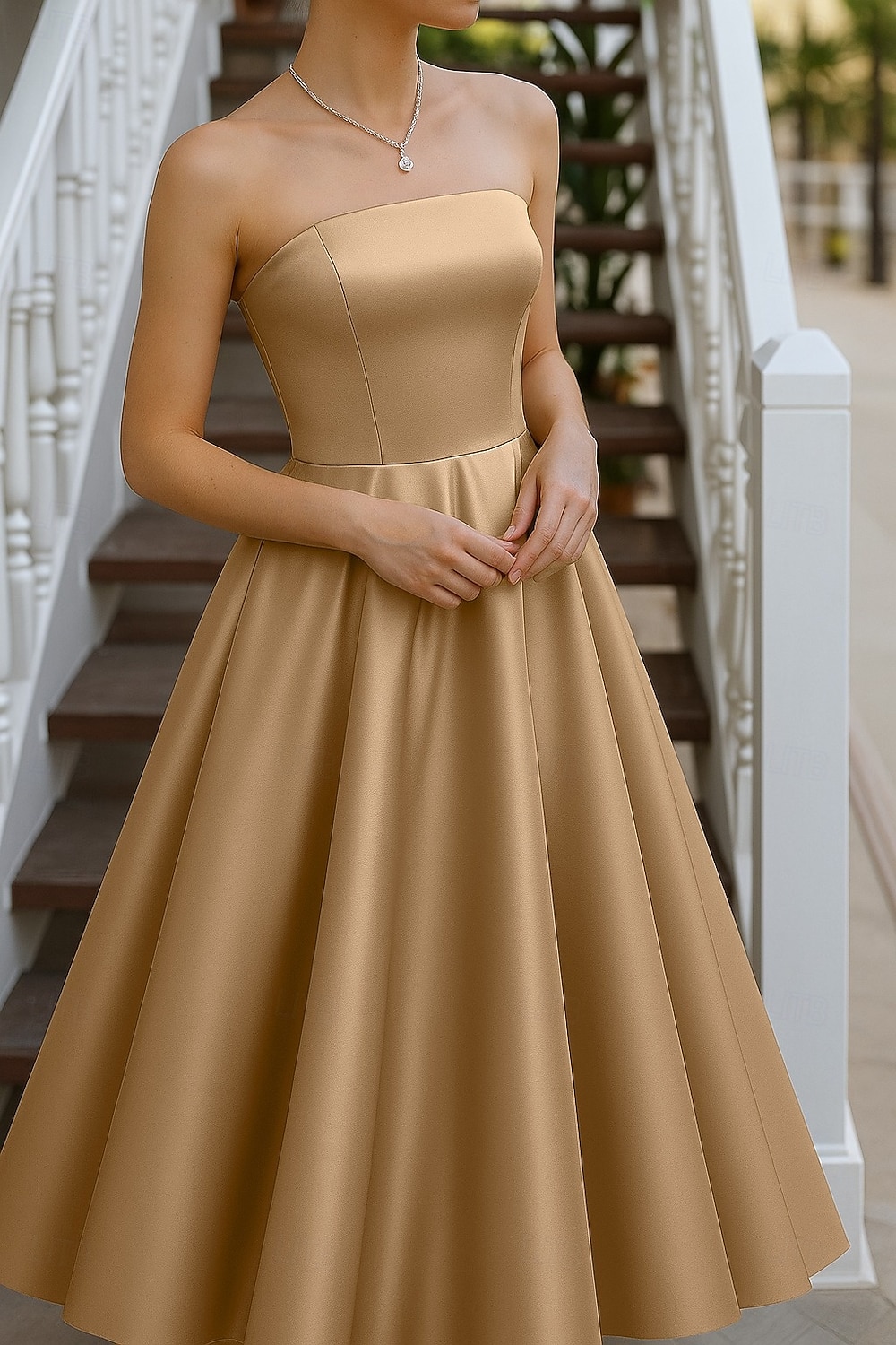 Two Piece A-Line Ankle Length Beaded Eembroidered Party Dress Cocktail Dress Mother of the Bride Dress Long Sleeve Strapless Off Shoulder Elegant Sparkle & Shine Formal Wedding Guest Semi Formal Satin 2026 - $197.99 –P2