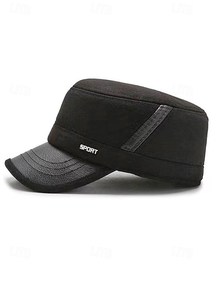 Ανδρικό χειμερινό καπέλο από πολυεστέρα με πτυσσόμενα αυτιά, κομψό και ζεστό, ιδανικό για κρύο καιρό σε εξωτερικούς χώρους 2026 - $11.99 –P7