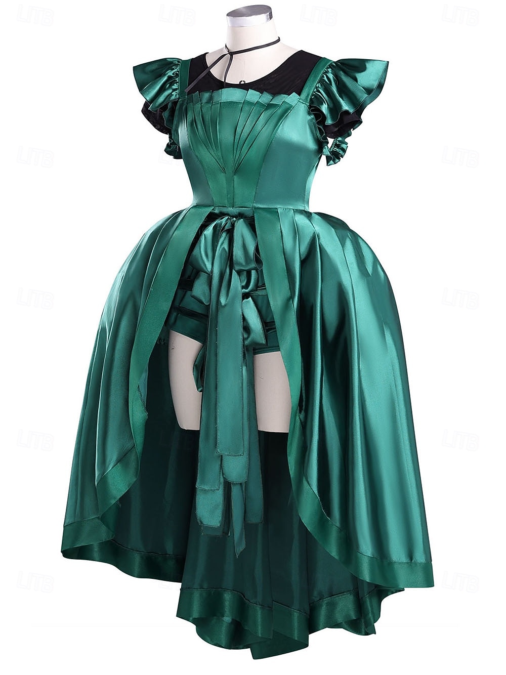 Gotycki horror Agnieszka Sukienka Kostium Fantazyjne przebranie Cosplay for Damskie Dla dziewczynek Dla dzieci Dla dorosłych Halloween Karnawał Spektakl Impreza Edukacyjne przebieranki 2026 - QAR 444.08 –P7