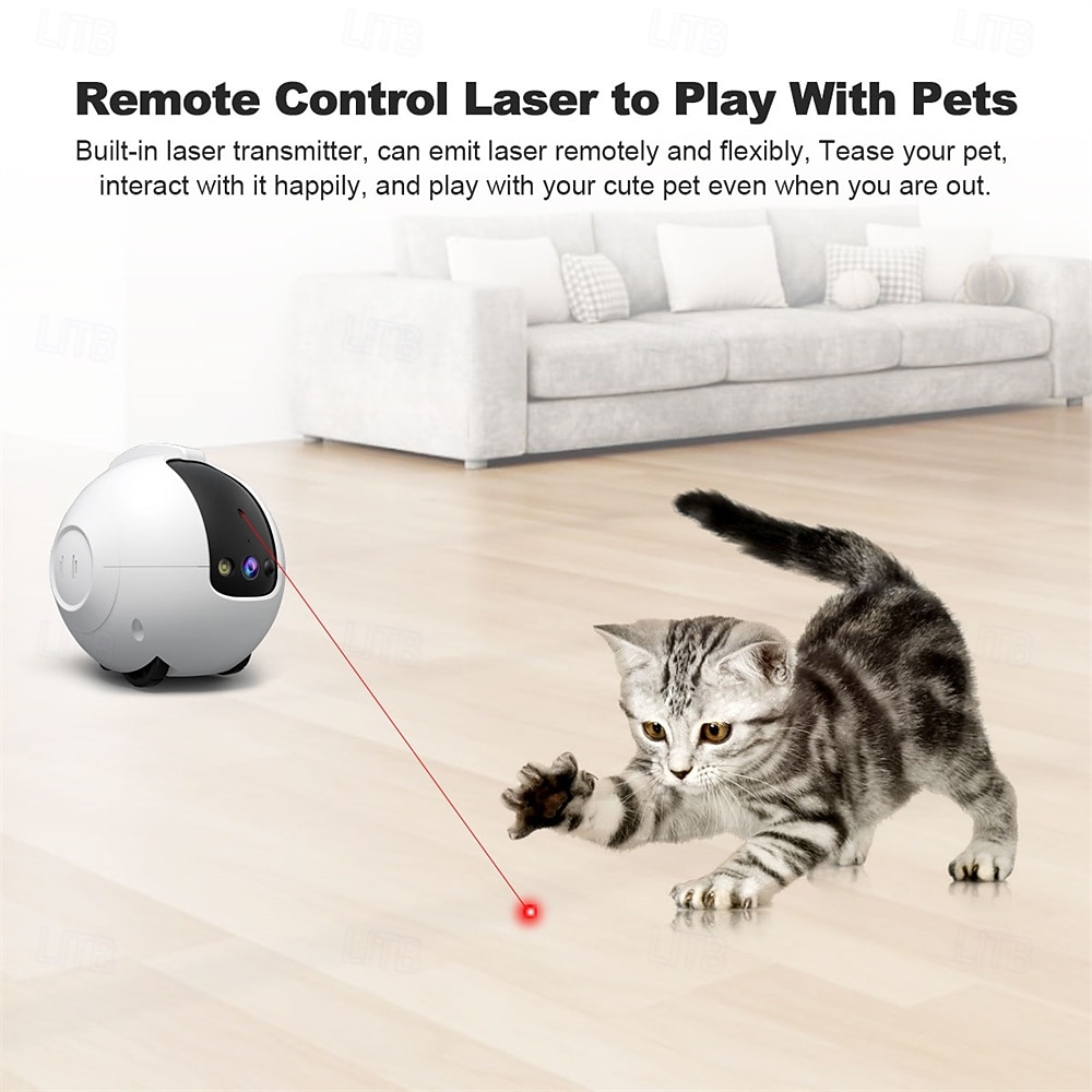 4MP Smart Robot CCTV Camera Battery Powered AI Motion Detection Remote Control Pet Playmate Two-Way Audio 2025 - $115.99 –P7