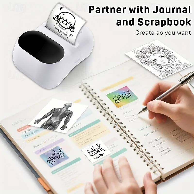 Машина для изготовления этикеток p5 с лентой, небольшой термопринтер для наклеек, портативный Bluetooth 2026 - $37.99 –P13