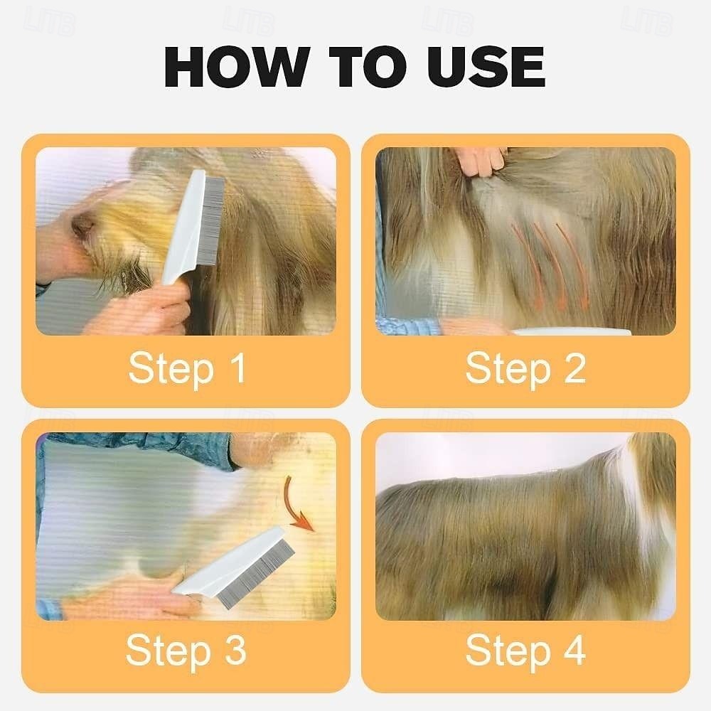Tear Stain Removal Pet Flea Removal Comb Multifunctional Grooming Comb Durable Dog Cat Comb Pet 2026 - $13.99 –P6