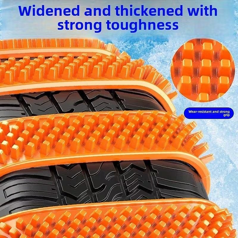 10pcs Heavy-Duty Reusable Anti-Slip Snow Tire Chains - Durable Plastic Suitable for ATVs Cars Trucks & SUVs - Essential Emergency Driving Safety Accessory (Recommended for 315/35 to 21 Size Tyres) 2026 - $15.99 –P4