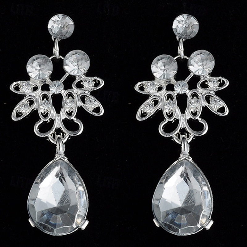 2шт Свадебные комплекты ювелирных изделий For Жен. Фиолетовый Синий Красный Свадьба Вечерние наряды Сплав геометрический 2026 - $15.99 –P7