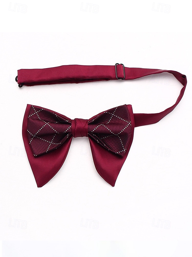Pánský motýlek, vánoční barvy, stylový a elegantní, ideální pro formální události a sváteční setkání 2026 - $11.99 –P5