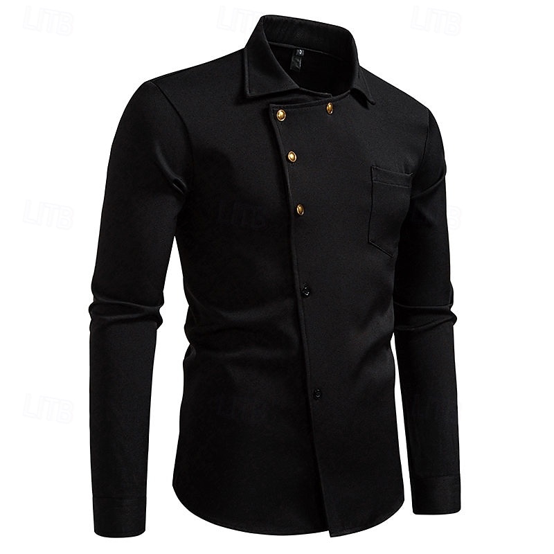 Anni Ruggenti Anni 1920 Retrò Vintage Blusa / Camicia Gangster Testimoni dello Sposo Slim Fit Costume Per uomo Mascherata Abbigliamento da sera Affari / Cerimonia / Matrimonio Addio al Nubilato Adulti del 2026 a $37.99 –P6