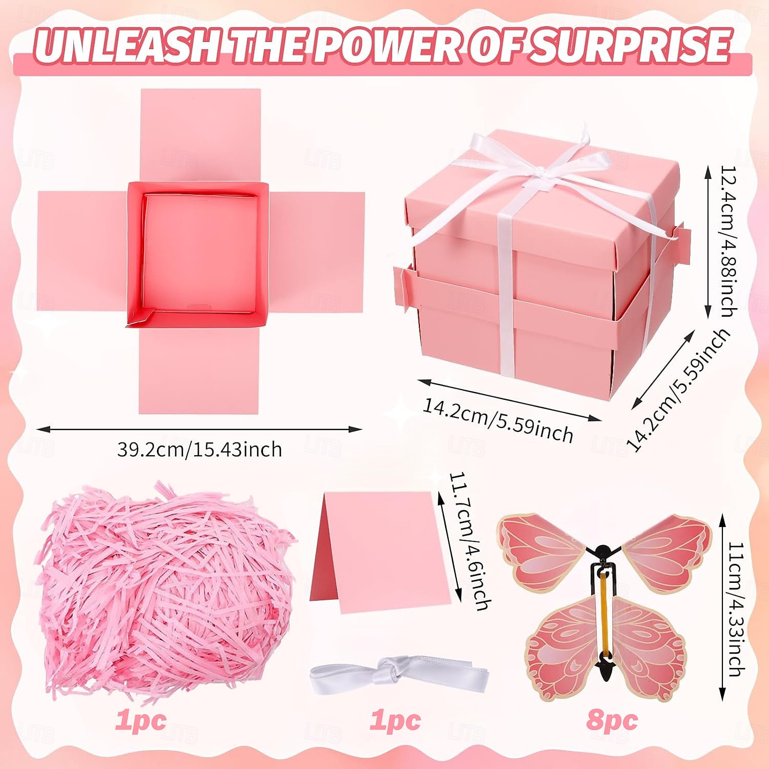 Cadeaux de Saint-Valentin pour Maman Femmes Boîte Cadeau Explosive Papillon Surprise avec Papillons Volants pour Anniversaire de Mariage de 2026 ? $16.99 –P4