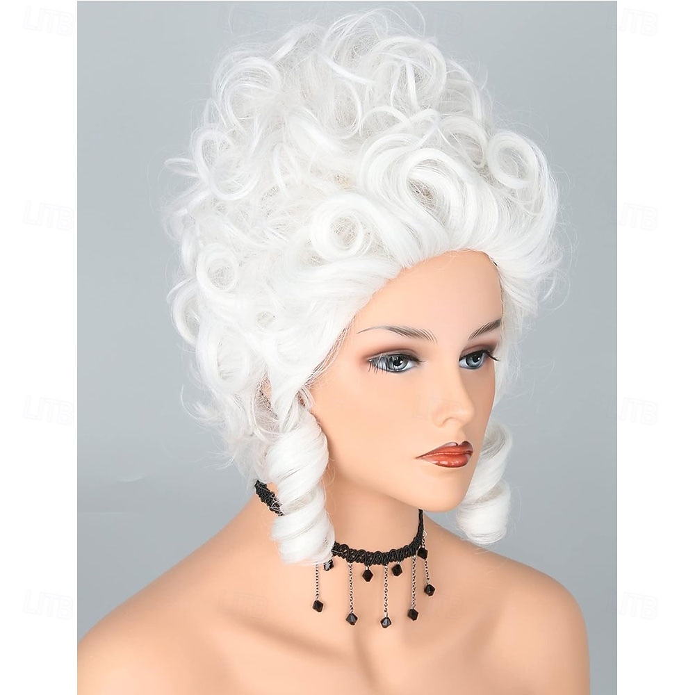 18. århundre kolonial parykk voksne kvinner victoriansk dronning karneval festival fest 2026 - $21.99 –P5