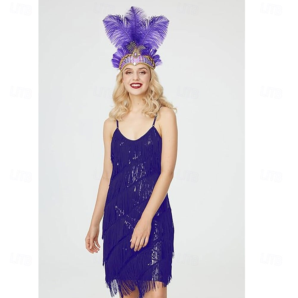 Καραβάλι 2026 Ρίο Καρναβάλι Σαμπού Αξεσουάρ Μωβ Φτερό Χορευτή Κεφαλής για Γυναίκες - Κεφαλοδέτης με Ρινόστον - Κοστούμι Χορευτή Καρναβαλιού Μαρντί Γκρας Κόστος Παρουσίας Φεστιβάλ Βραζιλίας 2026 - $16.49 –P3