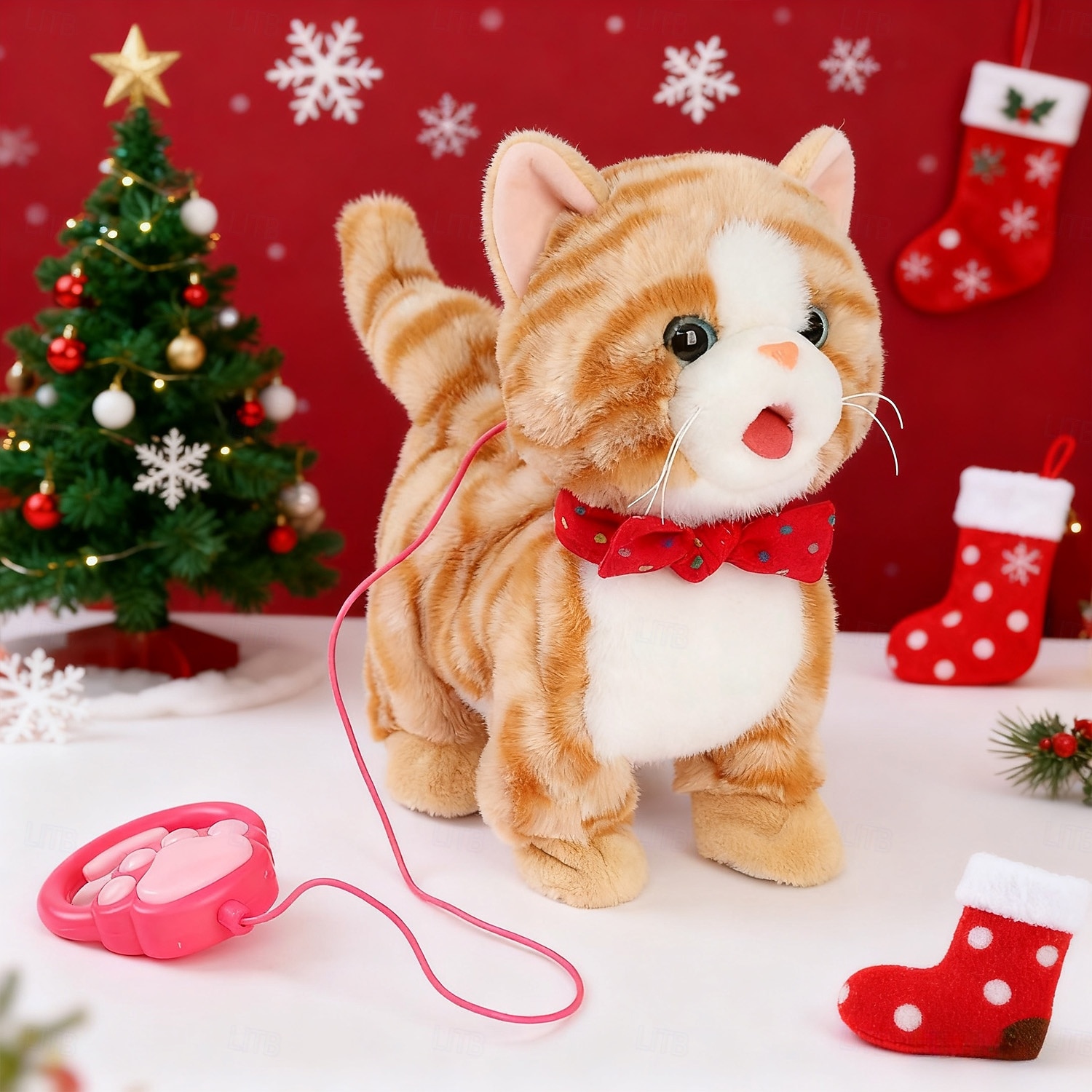 Ideali regali di Natale per i nipoti ragazze e ragazzi giocattolo elettronico di gatto robot con telecomando peluche interattivo cammina canta regalo per bambine e bambini di età 3-6 anni del 2025 a $38.99 –P2