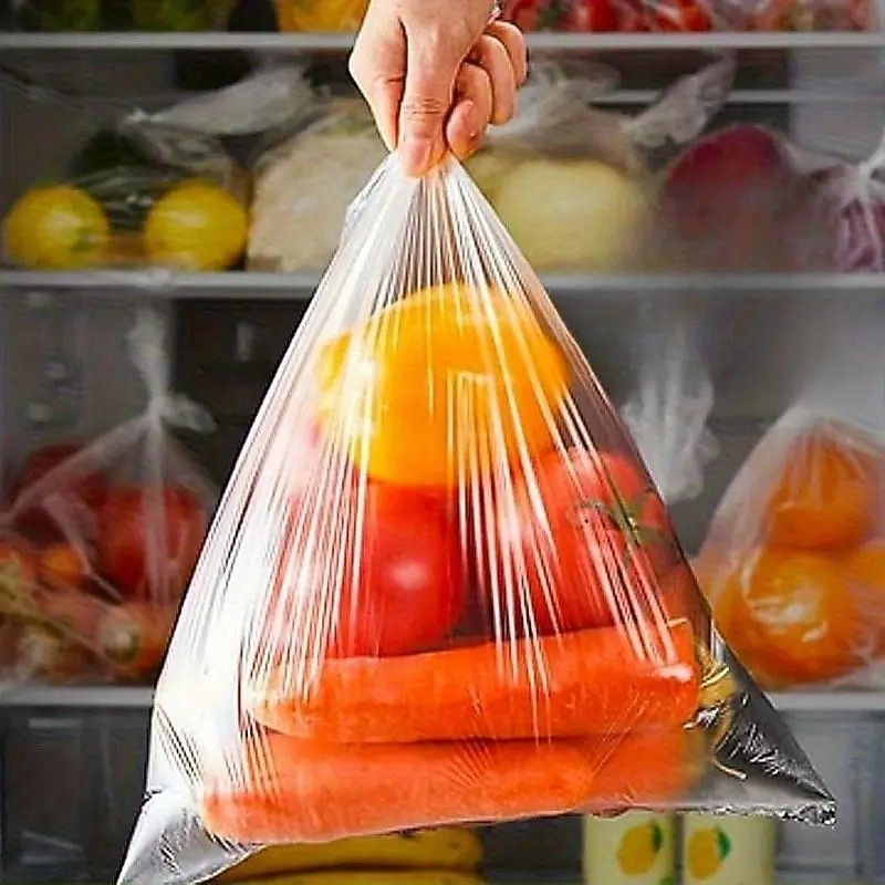 2 Rolls / 400pcs Large Clear Disposable Food Storage Bags – Perfect for Supermarkets & Convenience Stores 2026 - $15.99 –P2