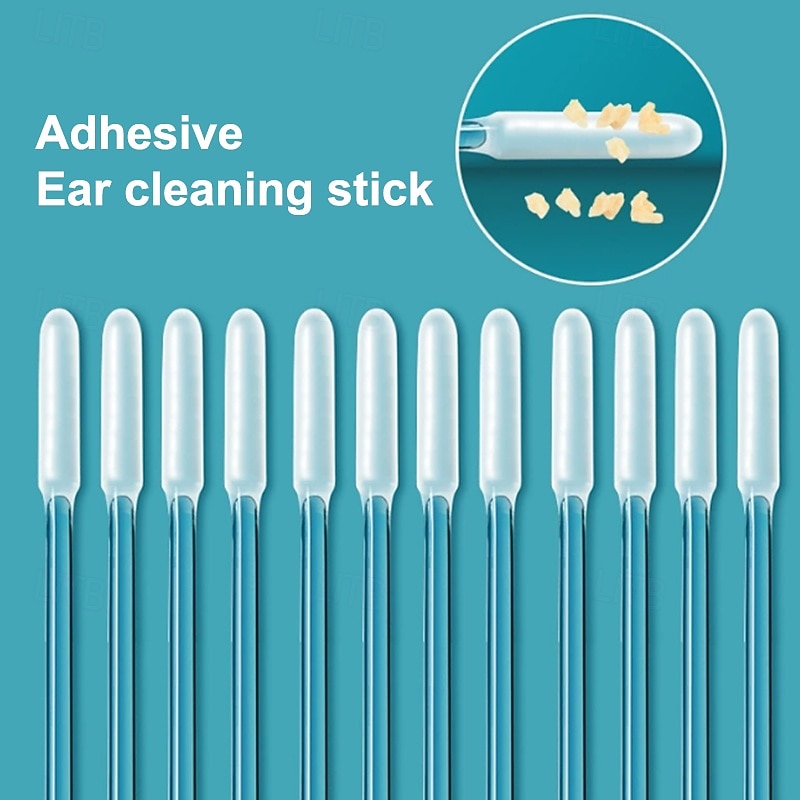48 Stück (24 Stück/Beutel) Ohrreiniger mit Doppelkopf, schonendes Ohrreinigungswerkzeug, Spezialwerkzeug zur Ohrenpflege und Ohrenschmalzreinigung 2026 - $10.49 –P5