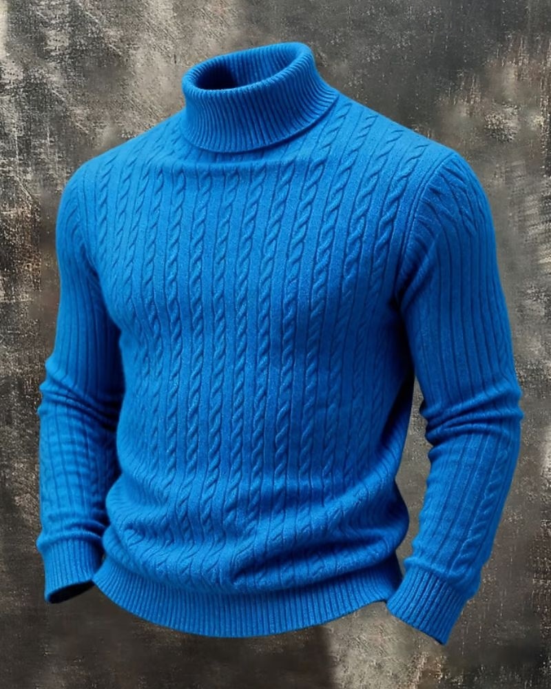 Homme Pull Pull Tricoté Côtelé Tricoter Hauts Réguliers Tricoté Couleur Unie Col roulé Mode Streetwear Occasionnel Tenue quotidienne Vêtement Tenue Automne Hiver Noir Blanche S M L de 2026 ? $22.99 –P4