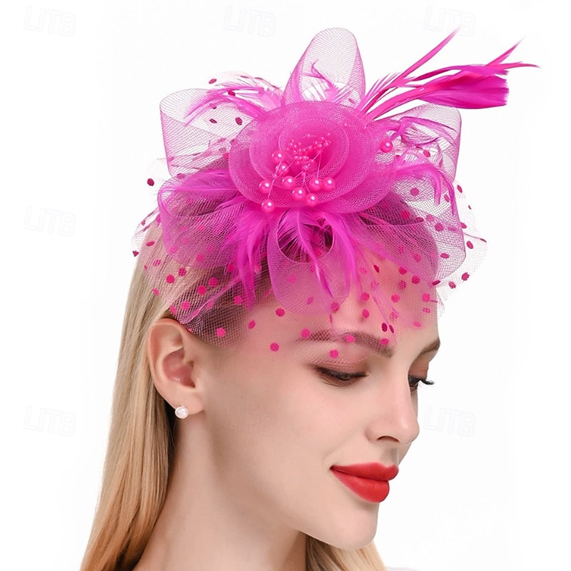 Headdress Feathers Beads Wedding Birthday Elegant Vintage With Rhinestone Headpiece Headwear 2026 - $16.49 –P10