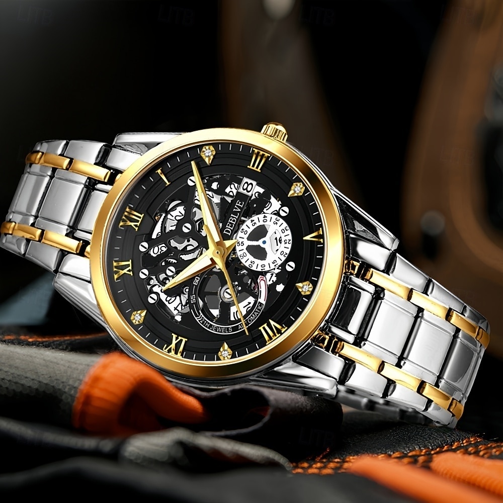 Pokročilé pánské náramkové hodinky módní pánské quartz hodinky módní kalendář luminiscenční ciferník nejlepší volba dárku pro muže 2026 - $20.99 –P1