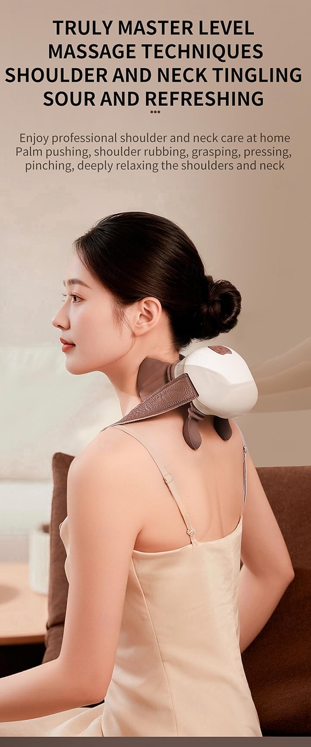 New Oblique Square Massager Shoulder and Neck Massager Cervical Hot Compress Home Cervical Massager Perfect Birthday Valentine's Day Gift for Boys and Girls for and Thanksgiving 2026 - $51.99 –P4