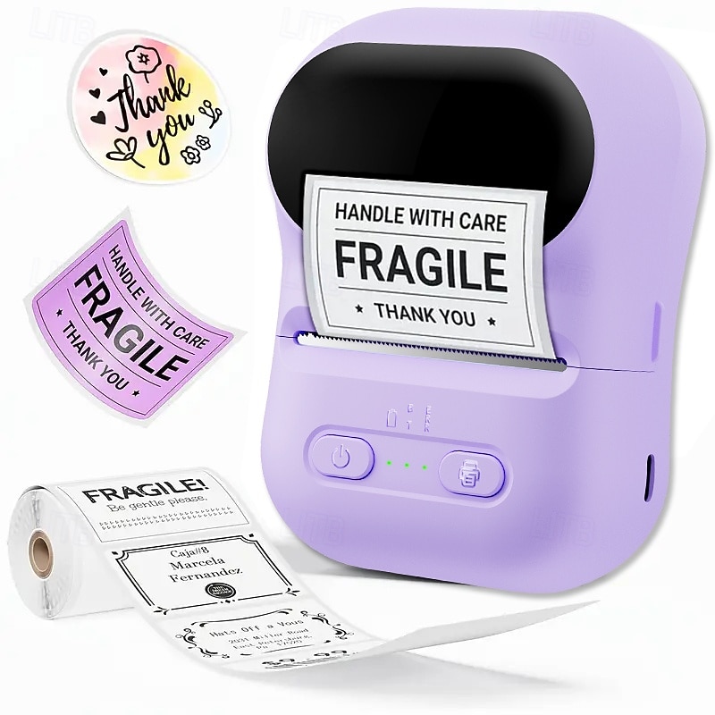 Машина для изготовления этикеток p5 с лентой, небольшой термопринтер для наклеек, портативный Bluetooth 2026 - $37.99 –P9