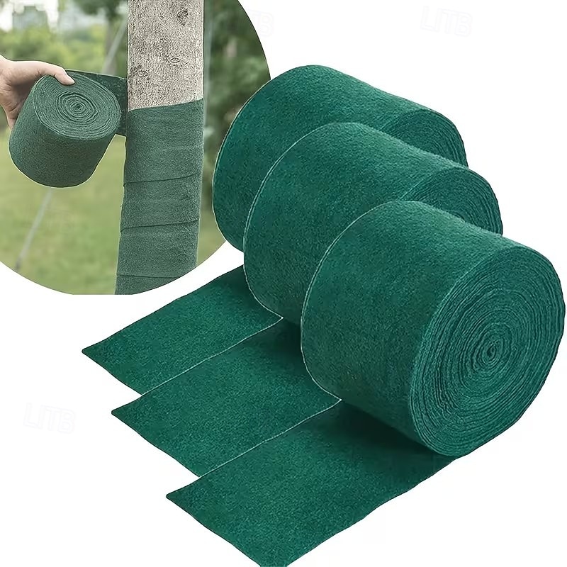 1/3 rolo de fita adesiva para proteção de árvores no inverno - isolamento resistente e protetor contra umidade, com barreira contra insetos, geada e vento - fácil de aplicar em árvores frutíferas, de 2026 por $9.99 –P5