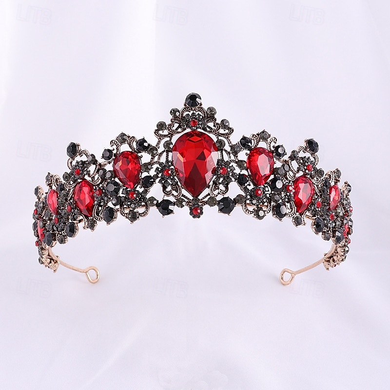 Crown Tiaras Pään koriste Metalliseos Häät Syntymäpäivä Tyylikäs Vintage Kanssa Tekojalokivi Päähine Päähineet 2026 - $17.49 –P4