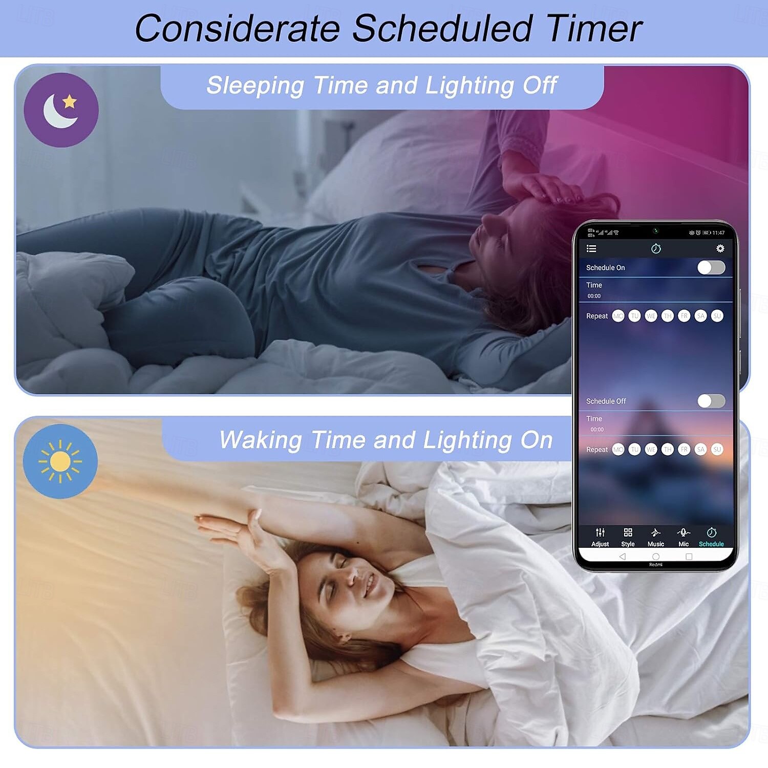 FCOB COB WS2812B IC RGB LED Strip DC5V (Optional Bluetooth Smart APP Controller) 3.2-16.4FT Individual Addressable 420Pixel/m  10IC Dream Color IP30 Non-Waterproof High Density Light 0.32in Width 2025 - $14.99 –P9