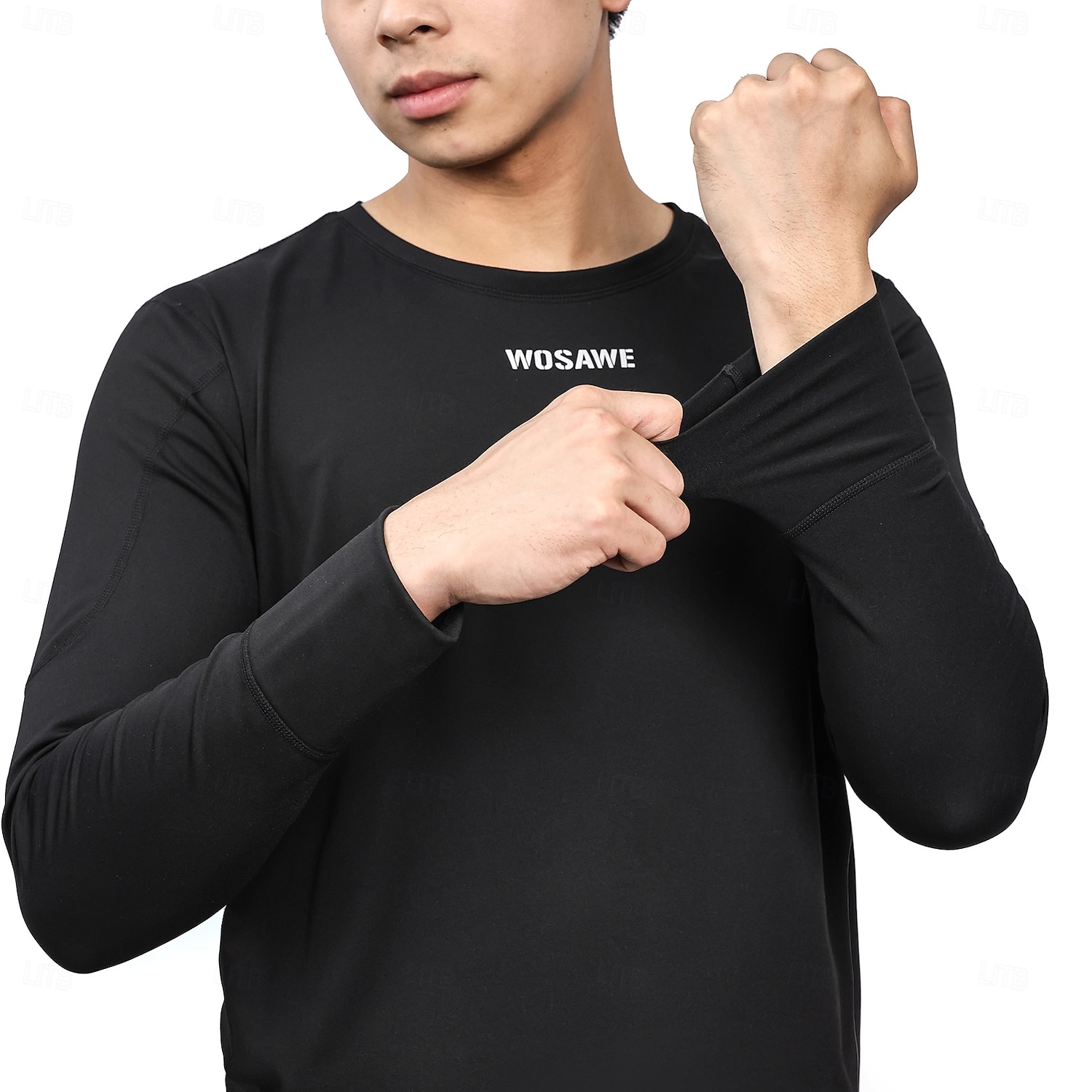 Conjunto de camisa e calça wosawe para outono e inverno, secagem rápida, ideal para ciclismo, esqui e montanhismo. Absorve o suor e elimina a umidade. Modelo bf241. de 2025 por $38.99 –P5