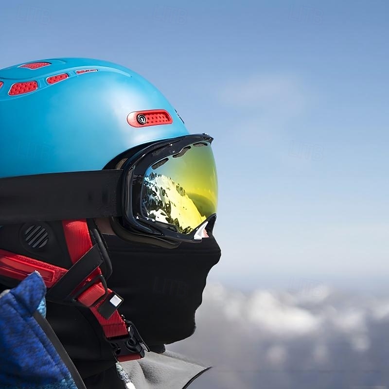 Bonnet 3 en 1 avec cache-cou et masque de protection contre le froid, doublé polaire noire, coupe-vent et anti-poussière, idéal pour le cyclisme, la moto et les sports de plein air. de 2026 ? $16.49 –P3