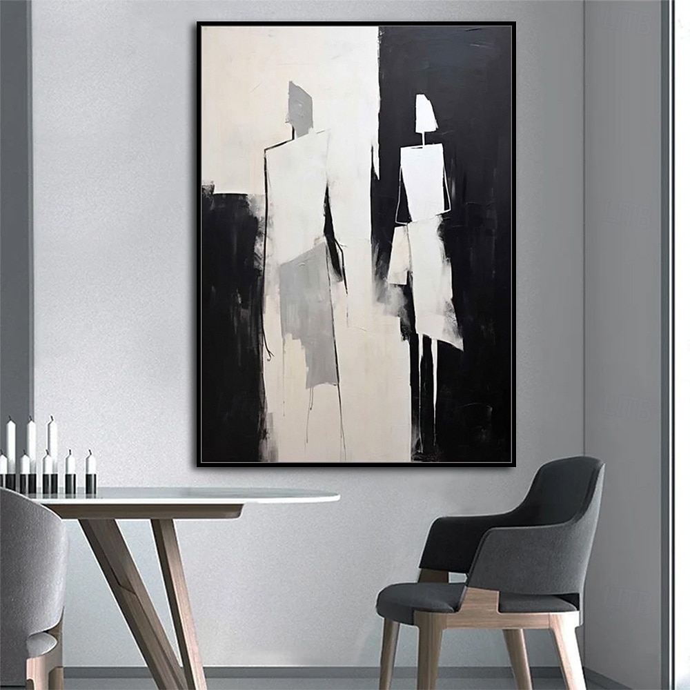 Hang-pictate pictură în ulei Pictat manual Vertical Abstract Oameni Modern Fără a cadru interior 2026 - $107.99 –P5