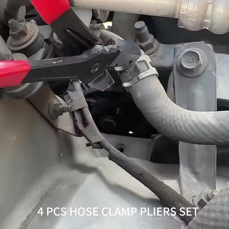 مجموعة كماشة مشابك خرطوم احترافية مكونة من 4 قطع، تصميم مريح للاستخدام السهل والمتين، مناسبة للسيارة والدراجات النارية وإصلاح الدراجات وأداة قطع وتفكيك خط الوقود وأدوات الأجهزة اليدوية 2026 - $31.99 –P6