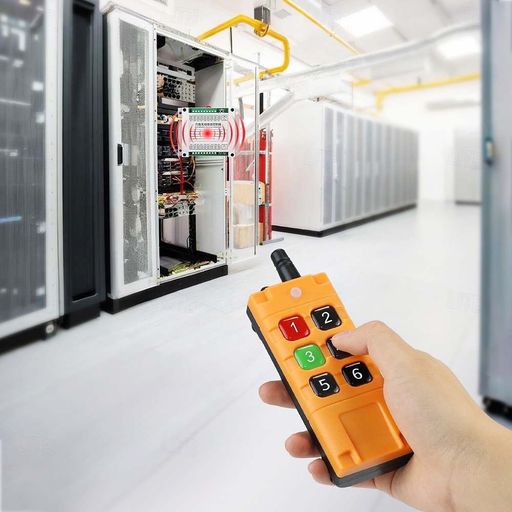 2025年 DC12V 24V 36V 6ch RFワイヤレスリモートコントロールスイッチ ガレージドアモーター リモートRFトランスミッターレシーバー 433MHz  コレクション – $37.99 –P3