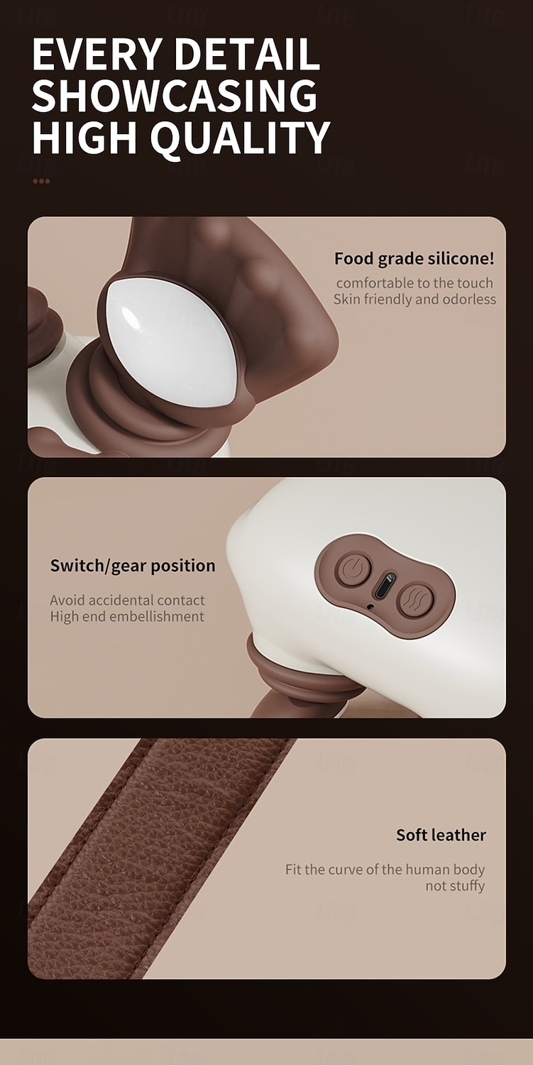 New Oblique Square Massager Shoulder and Neck Massager Cervical Hot Compress Home Cervical Massager Perfect Birthday Valentine's Day Gift for Boys and Girls for and Thanksgiving 2026 - $51.99 –P14